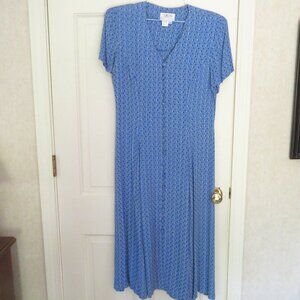 Talbots Fit and Flare Maxi Dress